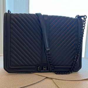Rebecca Minkoff Chevron Quilted Jumbo Love Crossbody